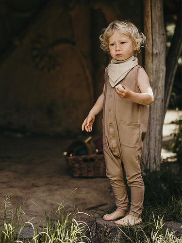 The Simple Folk Free-Range Playsuit, Camel